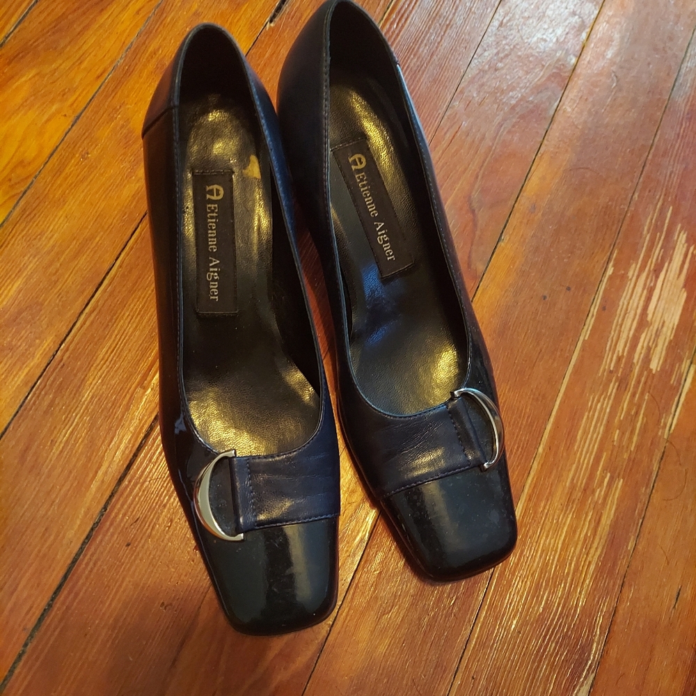 Etienne Aigner Navy Shoes size 6